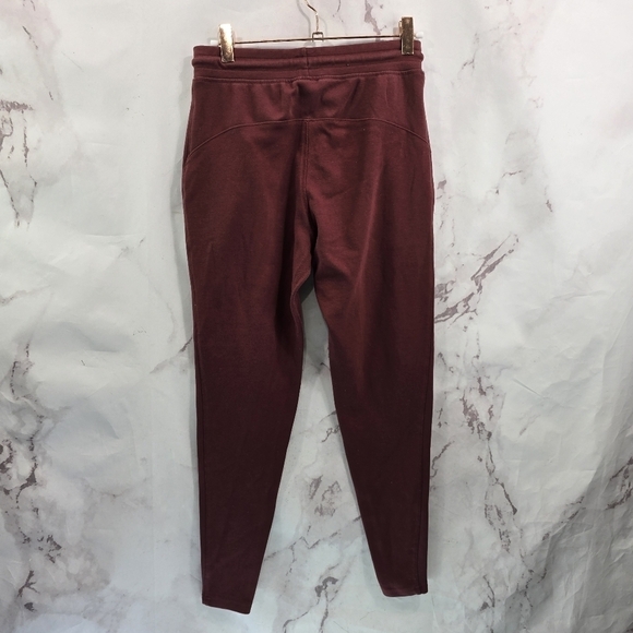 Alphalete Joggers Womens Small Red Drawstring Skinny Warm Up Gym Pants - Picture 5 of 9